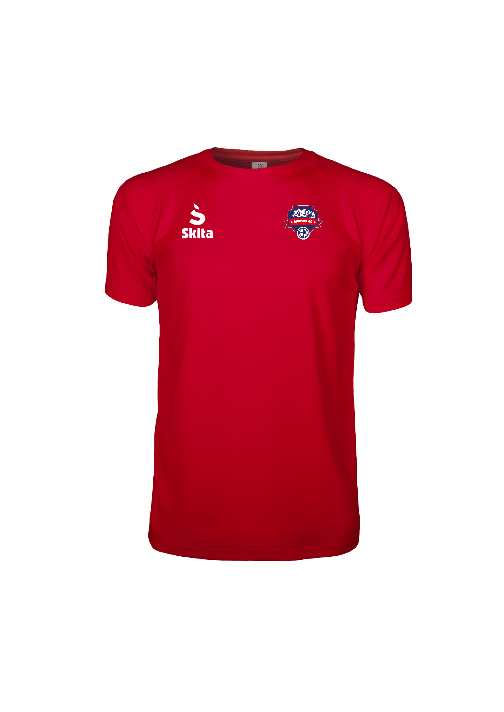 T-shirt respirant rouge (MARLES AC)